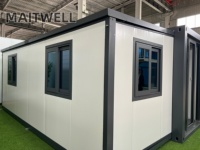 Casa Container Pieghevole ed Espandibile Moderna per Uffici e Scuole, Soluzione Abitativa Mobile