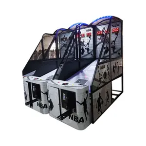 Hotselling kapalı spor sikke işletilen elektronik katlanır sokak basketbol tabancalı atari salonu oyun makinesi üretici satılık
