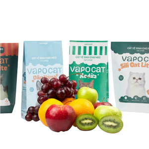 Litière pour chat Vapo Cat Crystal Silica 2,5 kg Beige, hautement absorbante, contrôle des odeurs, longue durée, parfum personnalisé en vrac - Product Image 1