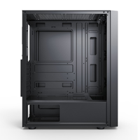 Metalsama — boîtier pour ordinateur de bureau, dernier modèle de tour de pc, avec structure ATX, tour moyenne