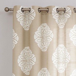 <span class=keywords><strong>Cortinas</strong></span> <span class=keywords><strong>semiopacas</strong></span> impresas para decoración de sala de estar, dormitorio, estudio, para uso en apartamentos - Product Image 3