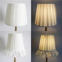 Lampe de table vintage rechargeable sans fil à LED avec abat-jour plissé en tissu pour restaurant, chevet et décoration de mariage