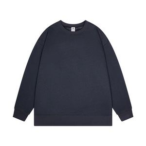 Áo thun nỉ cotton chất lượng cao, unisex, dáng rộng, cổ tròn, in nổi tùy chỉnh, thêu, áo thun nữ cổ tròn, áo thun nam - Product Image 3