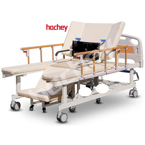 Attrezzatura Ospedaliera HOCHEY MEDICAL, Sedia a Rotelle Multifunzionale Manuale, Letto per Assistenza Domiciliare con Toilette per Anziani - Product Image 3