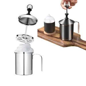 2023 autres machines à café portables, machines à café intelligentes, crème à lait manuelle pour Cappuccino Latte mousse de café
