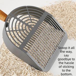 USMILEPET-<span class=keywords><strong>Pala</strong></span> de arena <span class=keywords><strong>para</strong></span> gatos, <span class=keywords><strong>pala</strong></span> ecológica de madera y acero inoxidable, directa de fábrica, <span class=keywords><strong>para</strong></span> eliminación de desechos de mascotas y limpieza de excrementos - Product Image 4