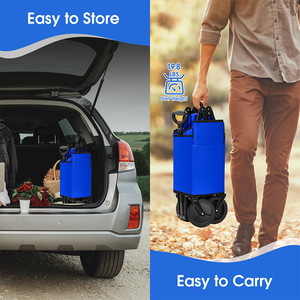 Everyday Use Industrial Shopping OEM 4-Wheel Foldable <b>Wagon</b> with Large Storage Quick Folding System Multi-Purpose All-Terrain - Product Image 3