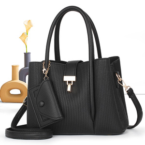 Bolso de Mano Minimalista Color Rosa para Mujer 2026, Conjunto de Bolsos de Lujo en Piel Sintética PU - Product Image 2
