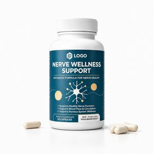 Cápsulas Avanzadas para el Bienestar Nervioso, Ácido Alfa Lipoico, Benfotiamina, <span class=keywords><strong>Complejo</strong></span> <span class=keywords><strong>B</strong></span>, Fabricante de Marca Privada OEM ODM - Product Image 1