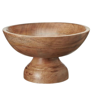 <b>Set</b> of Two Handmade Sustainable Wooden <b>Bowls</b> for Serving Mixing Salad <b>Soup</b> Custom Made Acacia Wood Salad <b>Soup</b> <b>Bowl</b> - Product Image 3
