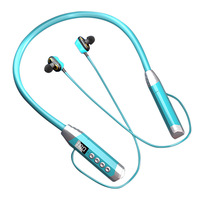 Earphone Leher Model Privat Lintas Batas dengan Chipset Jerry, Baterai Besar, Desain Gantung Leher