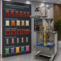 Machine d'emballage multifonctionnelle certifiée CE pour sachets de shampoing, sauce chili, ketchup, miel, à bas prix