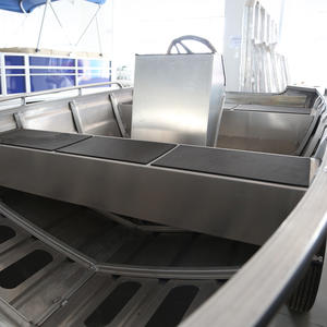 2025 nuevos barcos de <span class=keywords><strong>pesca</strong></span> de aluminio con casco de aluminio de alta calidad con gran espacio de almacenamiento Skiff de Remo - Product Image 5