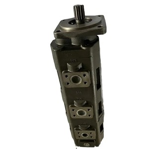 Bomba de engranajes hidráulica de grúa de 25 toneladas, suministro de bomba de aceite de engranaje cuádruple, piezas de maquinaria de construcción - Product Image 4