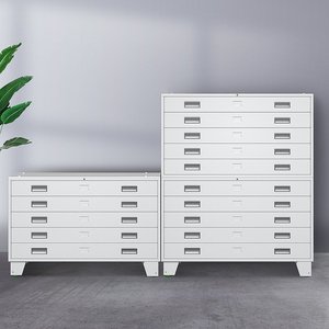 Kim loại bản đồ ngăn kéo tủ 5 ngăn kéo A1 A0 Kích thước vẽ phẳng Tủ tập tin cho trường nghệ thuật kỹ thuật dữ liệu vẽ tủ - Product Image 2