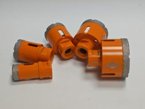 طقم حفر WEHER مكون من 5 قطع مع لقم حفر ماسية مطلية بالفراغ بأحجام 25/35/40/50/60 مم لقطع البورسلين والسيراميك - Product Image 5