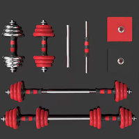 Vente flash : Ensemble d'haltères réglables de 10 kg, 20 kg, 30 kg, 40 kg, 50 kg, en acier durable, poids libres pour la salle de sport et le fitness