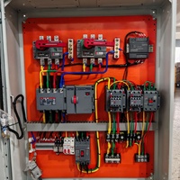 Armoire de distribution d'alimentation double 380V ATS personnalisée avec panneau de commande de moteur multi-contacteurs pour équipement industriel de secours de générateur