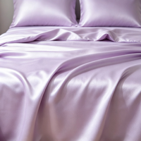 ShiSilk Housse de couette 100% soie, motif dessin animé, faite à la main, écologique, douce pour la peau, luxe moderne, toutes saisons, pour hôtel et maison, taille QUEEN 94*98 19