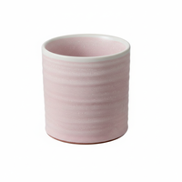Pot de fleurs rond en céramique émaillée de style européen, design simple, style classique, pour la décoration de jardin et de maison
