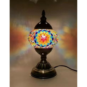 Turkish Bohemian Finished Table Lamp Retro Creative <b>Desk</b> Lamp for Bedroom <b>Study</b> Dining Room Bar Home Decor Gift - Product Image 1