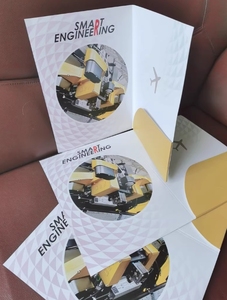 Custom Printing Paper <strong>A3</strong>/A4 Size Brochure Jackets File Advertising 2 Pocket <strong>Presentation</strong> Folder - Product Image 3