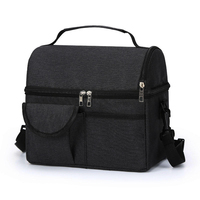 Sac isotherme personnalisé en tissu Oxford souple avec logo, grand format, pour le transport de nourriture, pique-nique, bouteille de vin, boîte à lunch, sacs isothermes