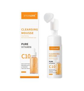 Mousse nettoyante aux acides aminés pour démaquillant pour soins de la peau en profondeur 150ml VE B5 Nettoyant moussant pour le visage avec tête nettoyante - Product Image 2