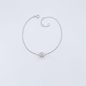 <span class=keywords><strong>Bracelet</strong></span> Minimaliste Polyvalent en Or Blanc 18 carats avec Diamants de Laboratoire Réglables pour Femme – Bijoux Fins en Gros - Product Image 5
