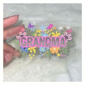 Custom Heat Press Flower Stickers UV DTF Print t Shirt Clothing Heat Transfer Fabric Dtf Transfers Designs Ready to Press - Product Image 1