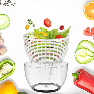 Escurridor <span class=keywords><strong>de</strong></span> Ensaladas, Lavador <span class=keywords><strong>de</strong></span> Frutas y Verduras, Tazón para Lavar Frutas, Limpiador <span class=keywords><strong>de</strong></span> Ensaladas - Product Image 3
