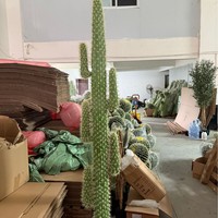 A-418 Plante artificielle de style européen Nouveau matériau Cactus vert Bonsaï pour la décoration de la maison Autres fleurs et plantes décoratives