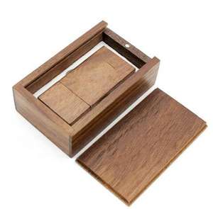 Memoria USB de Madera con Logotipo Personalizado para Regalos Promocionales de Boda, Caja de Madera para Memoria USB 3.0 2.0 de 8 GB, 32 GB, 64 GB, 16 GB, Unidad Flash USB con Forma de Bolígrafo de Madera - Product Image 3