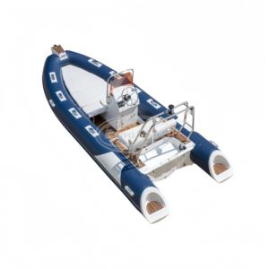 Nuevo Bote <span class=keywords><strong>Inflable</strong></span> de Pesca RIB480 de Hypalon y Fibra de Vidrio <span class=keywords><strong>con</strong></span> Suelo de Teca y Mesa de Comedor - Product Image 3