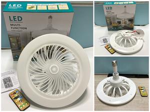 Энергосберегающий светодиодный потолочный вентилятор, лампочка E27 с двигателем переменного тока, новый дизайн, домашний маленький вентилятор, универсальный винтовой светильник для отелей - Product Image 3