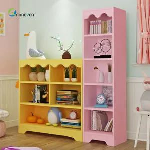 Factory Direct Bookcase Simple Modern Children'S Solid Wood Bookshelf