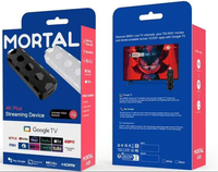 MORTAL R3+ Decodificador de TV Android 14 de Cuatro Núcleos con WIFI de Doble Banda y 4K HD