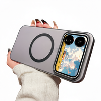 Coque de téléphone portable transparente mate, colorée, magnétique, en TPU+PC, antichoc, pour Honor X8C 4G Imiracle