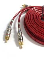 2 RCA - 2 RCA Kablo Altın Kaplama Stereo Ses Video Araç Amplifikatör Kablosu 1m 3m 5m Özelleştirilebilir Uzunluk