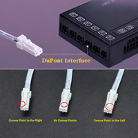 Kabel Ekstensi Harness Konektor Dupont Kustom 2m 3m 2 Pin Male ke Female untuk Lampu LED Perabot Dapur