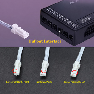 Cabo de Extensão Personalizado Dupont de 2m 3m com Conector Macho para Fêmea de 2 Pinos para Iluminação de Móveis de Cozinha LED - Product Image 5