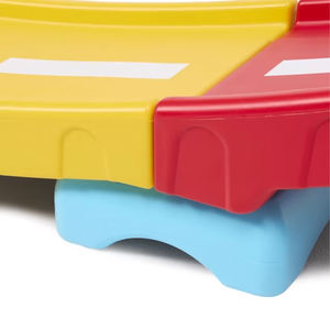 Train ferroviaire jouet pour enfants, voiture à pousser pour tout-petits, circuit de course assemblé, boîte de rangement, matériau écologique, échelle 1:5, intérieur - Product Image 6