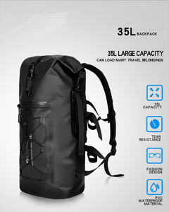 กระเป๋าเป้สะพายหลังมอเตอร์ไซด์กันน้ำพีวีซีกลางแจ้งผ้า35L ตาข่ายกระเป๋ากีฬามอเตอร์ไซด์ - Product Image 5