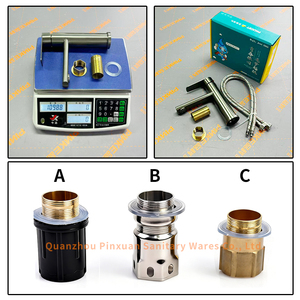 Robinet de lavabo monotrou économique en acier inoxydable, finition chromée, avec mitigeur monocommande et cartouche céramique, design moderne, <span class=keywords><strong>eau</strong></span> chaude/froide - Product Image 4