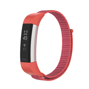 Fitbit Alta/Ace 用専用ブラッシュド コネクタ + ナイロン ループ ウォッチ バンド - マルチカラー、ソフト、通気性、快適 - Product Image 3