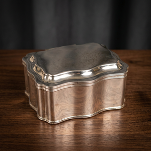 Conteneur en laiton plaqué argent - Product Image 1