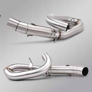 Tuyau d'échappement de moto sans lacet pour Hornet 600 <span class=keywords><strong>CBR600F</strong></span> <span class=keywords><strong>2007</strong></span> - 2013 Tube de connexion - Product Image 3