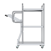 Échelle d'étagère portative multifonctionnelle en alliage d'aluminium Style moderne et plate-forme de travail d'escalade de sécurité pour une utilisation en entrepôt