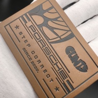 Écusson en cuir PU de haute qualité personnalisé, étiquette en cuir gaufré, patch imprimé en cuir pour vêtements, jeans, chapeaux