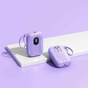 Cargador Portátil de 10000mAh para Teléfono Móvil, Carga Rápida con Entrada USB, Pantalla Digital, Regalo Popular con Cables - Product Image 3